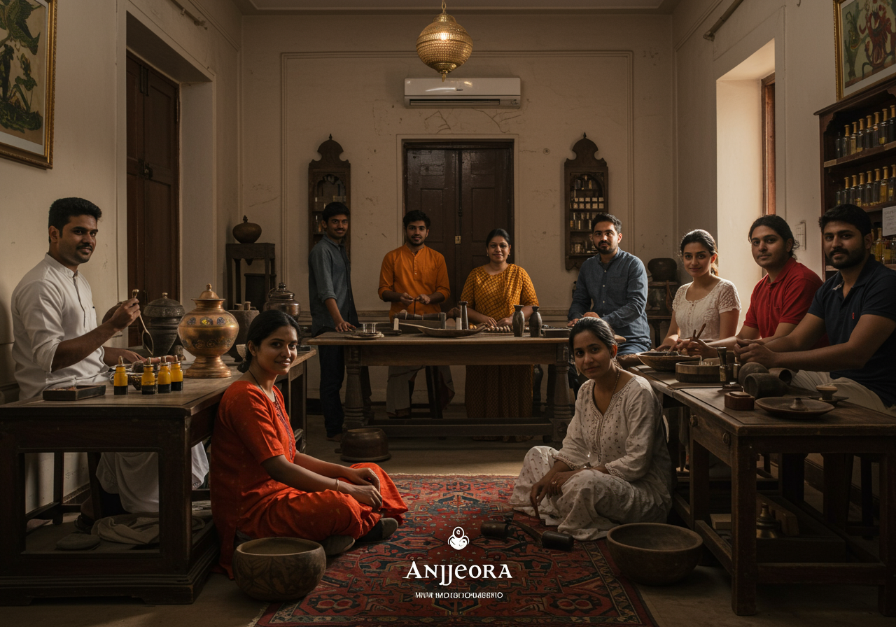 Ahmedabad heritage architecture reflecting Anjeora Fragrance's roots
