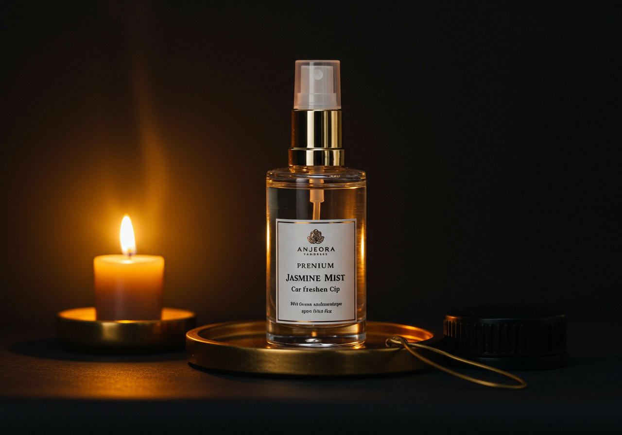 Jasmine Mist car freshener clip — premium fragrance for automobiles